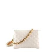 Louis Vuitton Vintage Pre-owned Laeder totevskor White, Dam