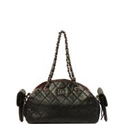 Chanel Vintage Pre-owned Tyg chanel-vskor Black, Dam