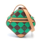 Louis Vuitton Vintage Pre-owned Canvas handvskor Green, Dam