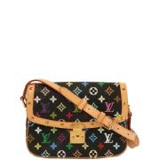 Louis Vuitton Vintage Pre-owned Tyg axelremsvskor Multicolor, Dam