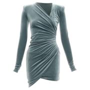 Alexandre Vauthier Pre-owned Pre-owned Polyester klnningar Gray, Dam