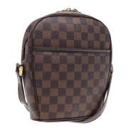 Louis Vuitton Vintage Pre-owned Canvas axelremsvskor Brown, Dam