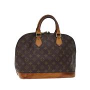 Louis Vuitton Vintage Pre-owned Canvas handvskor Brown, Dam