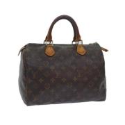 Louis Vuitton Vintage Pre-owned Canvas handvskor Brown, Dam