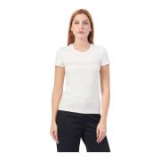 Patrizia Pepe Vit Slim Fit T-shirt White, Dam