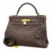 Hermès Vintage Pre-owned Laeder handvskor Brown, Dam