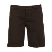 40Weft Antracit Chino Shorts Gray, Herr