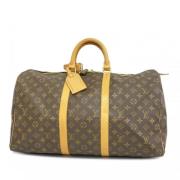 Louis Vuitton Vintage Pre-owned Tyg louis-vuitton-vskor Brown, Dam