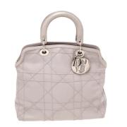 Dior Vintage Pre-owned Laeder totevskor Gray, Dam