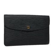 Louis Vuitton Vintage Pre-owned Laeder kuvertvskor Black, Dam