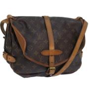 Louis Vuitton Vintage Pre-owned Canvas louis-vuitton-vskor Brown, Dam