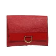 Louis Vuitton Vintage Pre-owned Laeder kuvertvskor Red, Dam