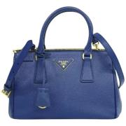 Prada Vintage Pre-owned Laeder prada-vskor Blue, Dam