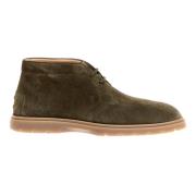 Tod's Gröna Mocka Ankelboots Aw23 Green, Herr