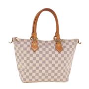 Louis Vuitton Vintage Pre-owned Canvas louis-vuitton-vskor White, Dam