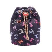 Chanel Vintage Pre-owned Canvas chanel-vskor Multicolor, Dam