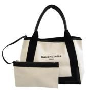 Balenciaga Vintage Pre-owned Canvas balenciaga-vskor Beige, Dam