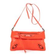 Balenciaga Vintage Pre-owned Laeder handvskor Red, Dam