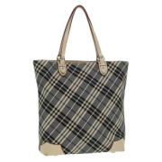 Burberry Vintage Pre-owned Canvas totevskor Blue, Dam