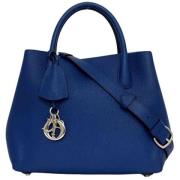 Dior Vintage Pre-owned Laeder totevskor Blue, Dam