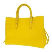 Balenciaga Vintage Pre-owned Laeder balenciaga-vskor Yellow, Dam