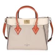 Louis Vuitton Vintage Pre-owned Laeder louis-vuitton-vskor Beige, Dam