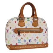 Louis Vuitton Vintage Pre-owned Canvas handvskor White, Dam