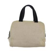 Prada Vintage Pre-owned Canvas prada-vskor Beige, Dam