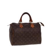 Louis Vuitton Vintage Pre-owned Canvas louis-vuitton-vskor Brown, Dam