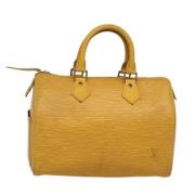 Louis Vuitton Vintage Pre-owned Laeder handvskor Yellow, Dam