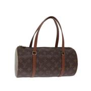 Louis Vuitton Vintage Pre-owned Canvas handvskor Brown, Dam