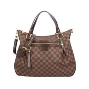 Louis Vuitton Vintage Pre-owned Canvas louis-vuitton-vskor Brown, Dam