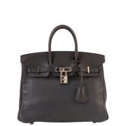 Hermès Vintage Pre-owned Canvas handvskor Black, Dam