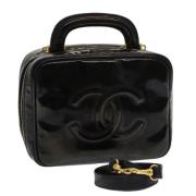 Chanel Vintage Pre-owned Tyg chanel-vskor Black, Dam