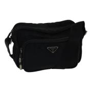 Prada Vintage Pre-owned Nylon prada-vskor Black, Dam