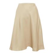 Valentino Vintage Pre-owned Silke nederdelar Beige, Dam