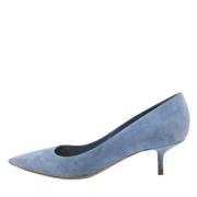 Dior Vintage Pre-owned Mocka klackskor Blue, Dam