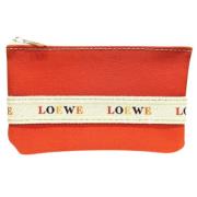 Loewe Pre-owned Pre-owned Canvas kuvertvskor Orange, Dam