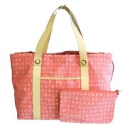 Bvlgari Vintage Pre-owned Canvas handvskor Pink, Dam