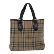 Burberry Vintage Pre-owned Laeder totevskor Beige, Dam