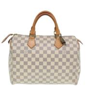 Louis Vuitton Vintage Pre-owned Canvas louis-vuitton-vskor White, Dam