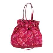 Louis Vuitton Vintage Pre-owned Nylon axelremsvskor Red, Dam