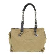 Prada Vintage Pre-owned Canvas prada-vskor Beige, Dam