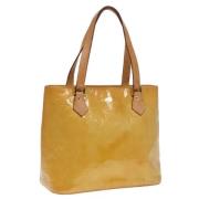 Louis Vuitton Vintage Pre-owned Laeder totevskor Beige, Dam