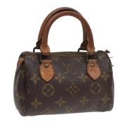 Louis Vuitton Vintage Pre-owned Canvas handvskor Brown, Dam