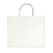 Dior Vintage Pre-owned Canvas dior-vskor White, Dam