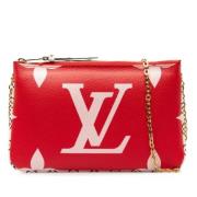 Louis Vuitton Vintage Pre-owned Tyg louis-vuitton-vskor Pink, Dam