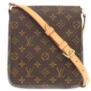 Louis Vuitton Vintage Pre-owned Canvas louis-vuitton-vskor Brown, Dam