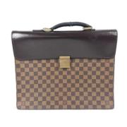 Louis Vuitton Vintage Pre-owned Tyg handvskor Brown, Herr