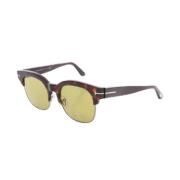 Tom Ford Pre-owned Pre-owned Plast solglasgon Brown, Herr